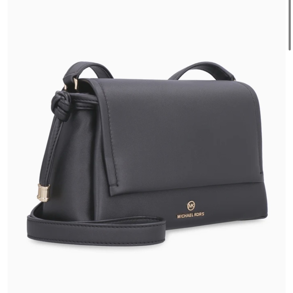 MICHAEL MICHAEL KORS
Pearl vegan leather shoulder bag black